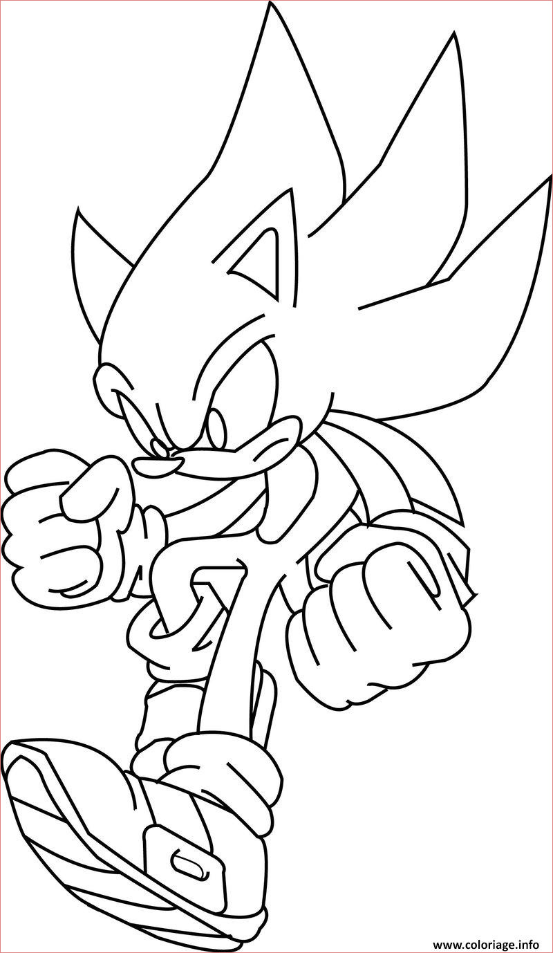 super sonic 22 coloriage