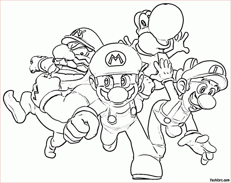 super mario brothers characters pictures