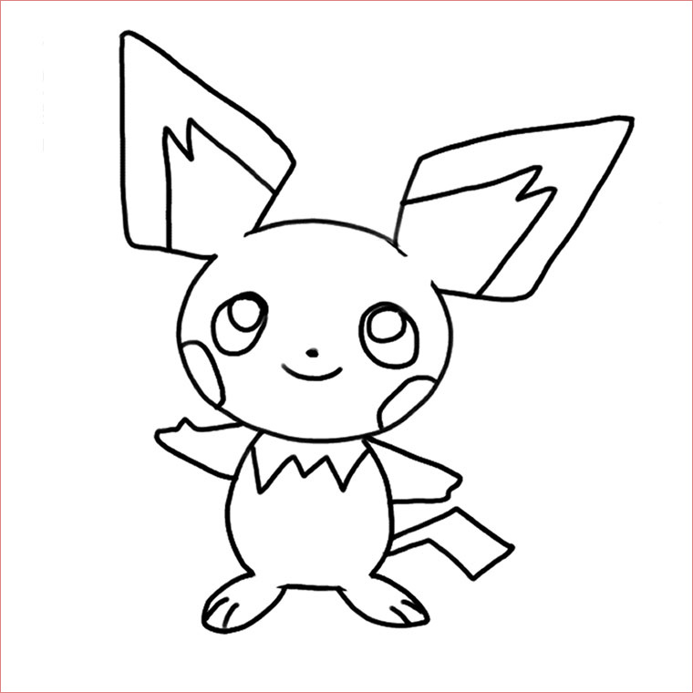 dessin de pikachu pokemon