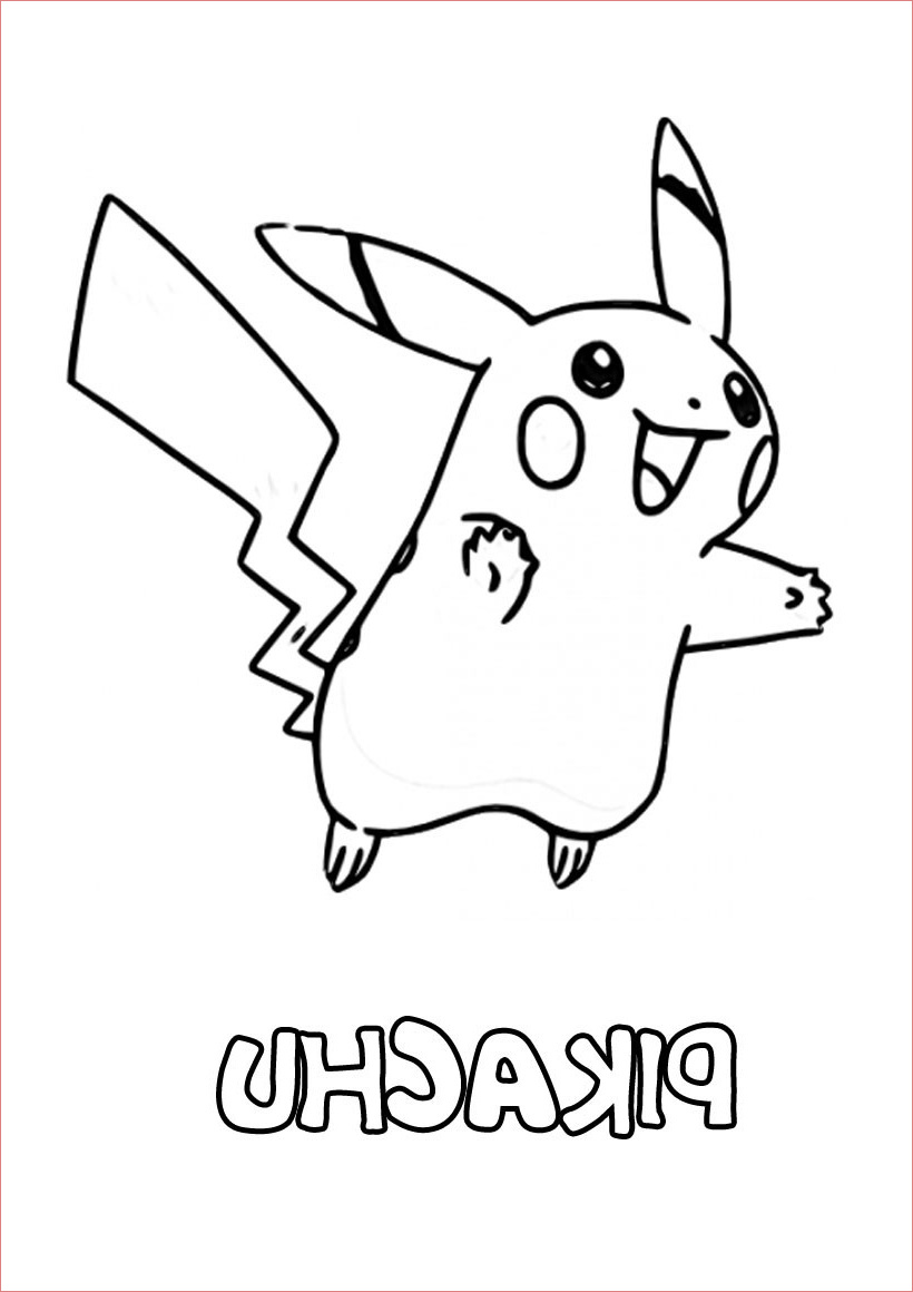 dessin pokemon pikachu cool photographie coloriages pikachu a imprimer fr hellokids