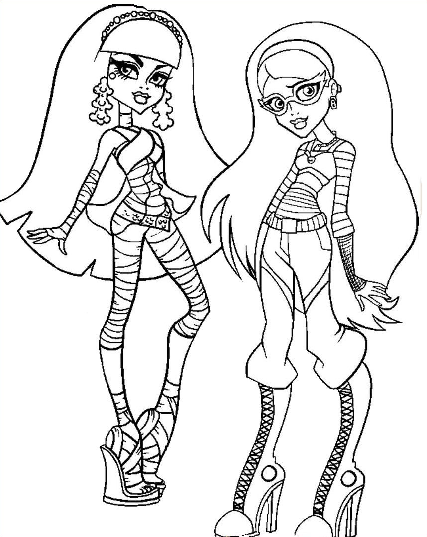 article coloriage monster high