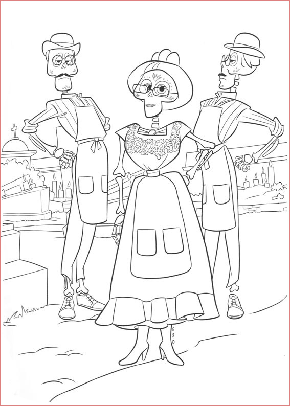 coco coloring pages