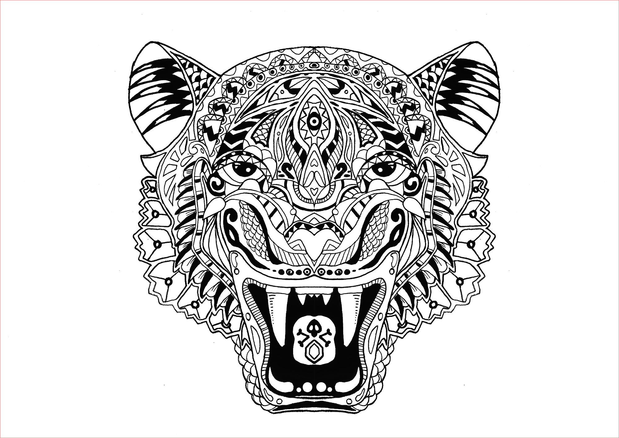 3 image=animaux coloriage adulte tigre 1