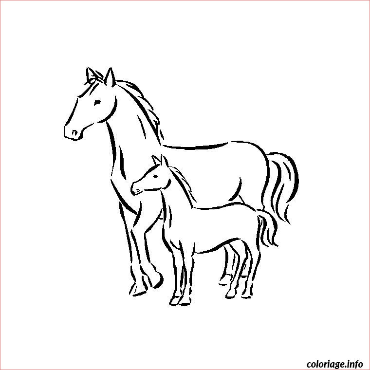 chevaux coloriage 295