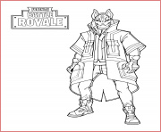 fortnite battle royale personnage coloriage dessin