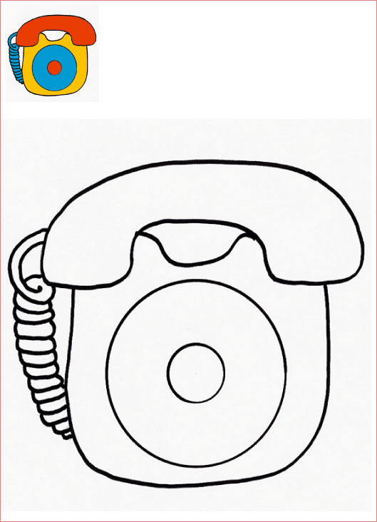 telephone dessin