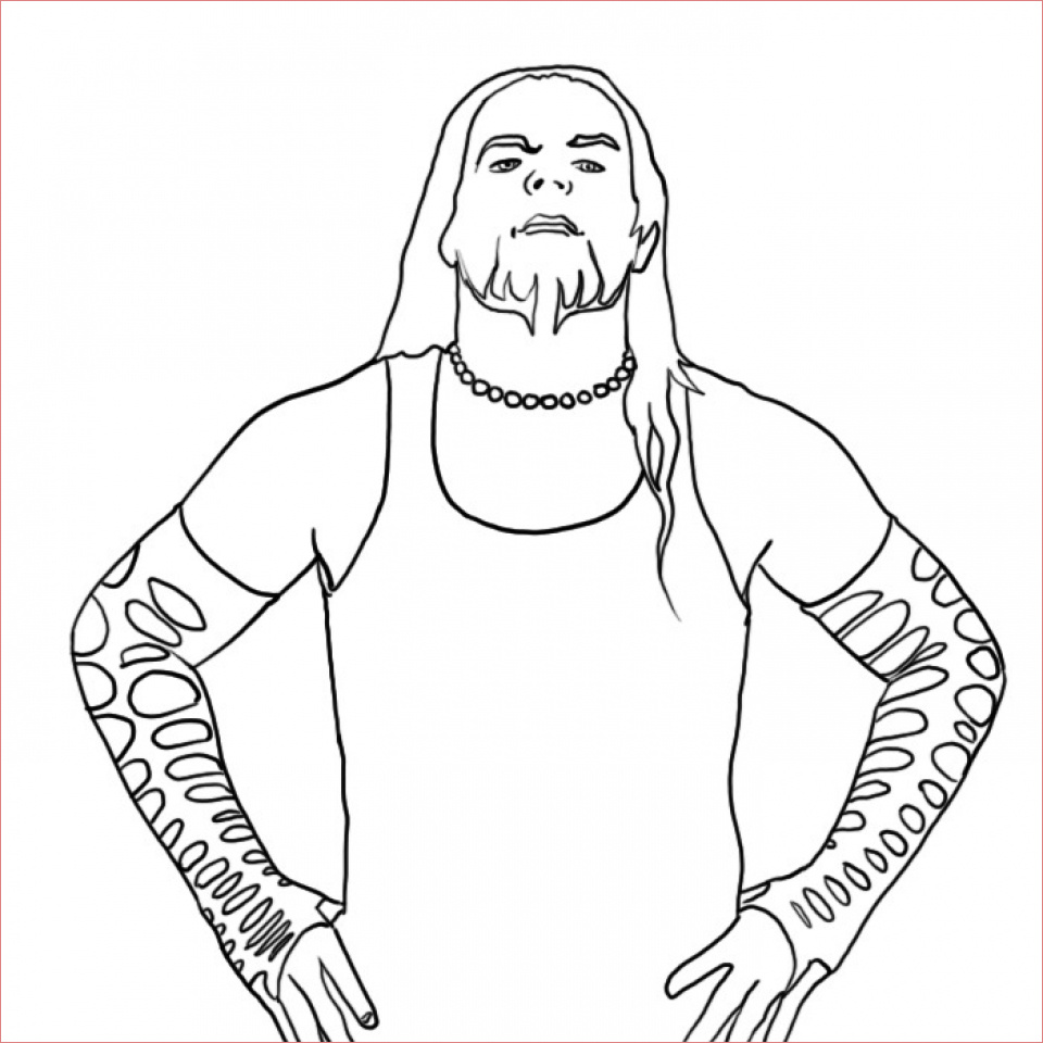 free wwe coloring pages