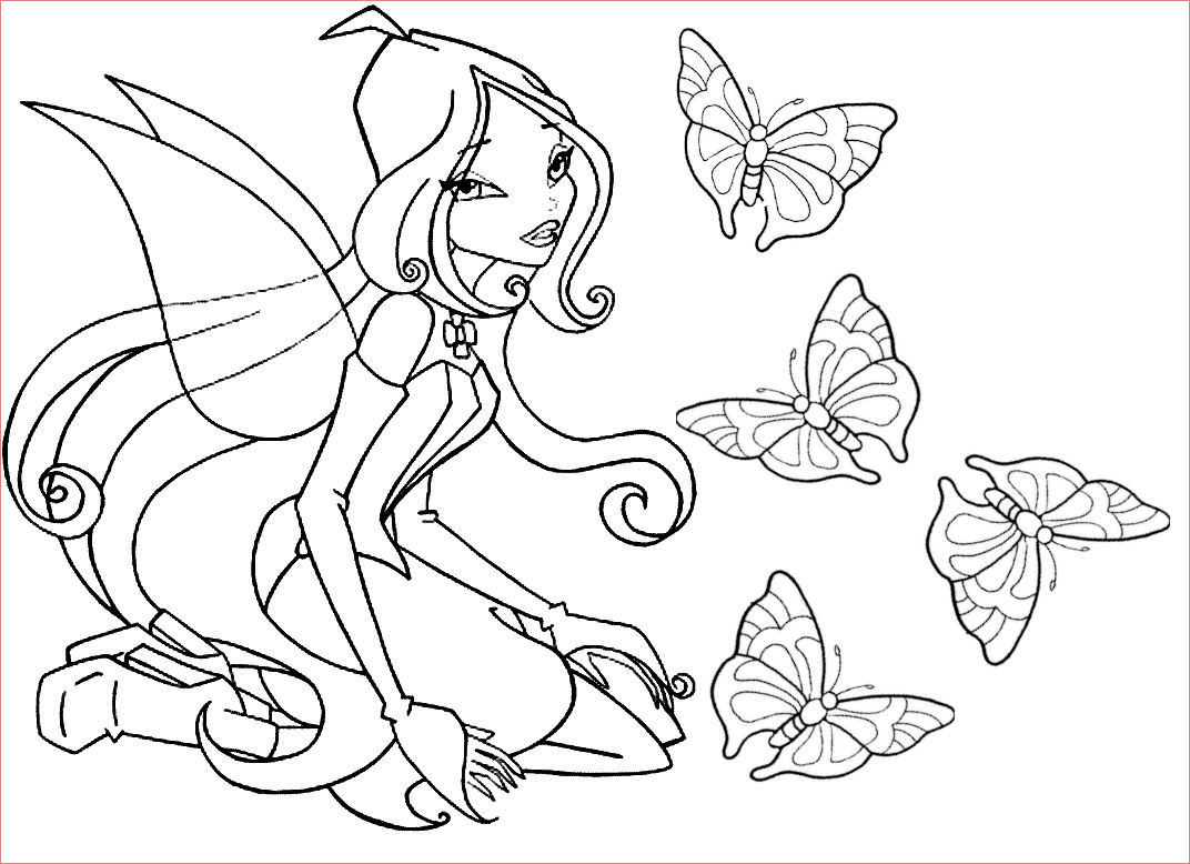image=winx Coloring for kids winx 1