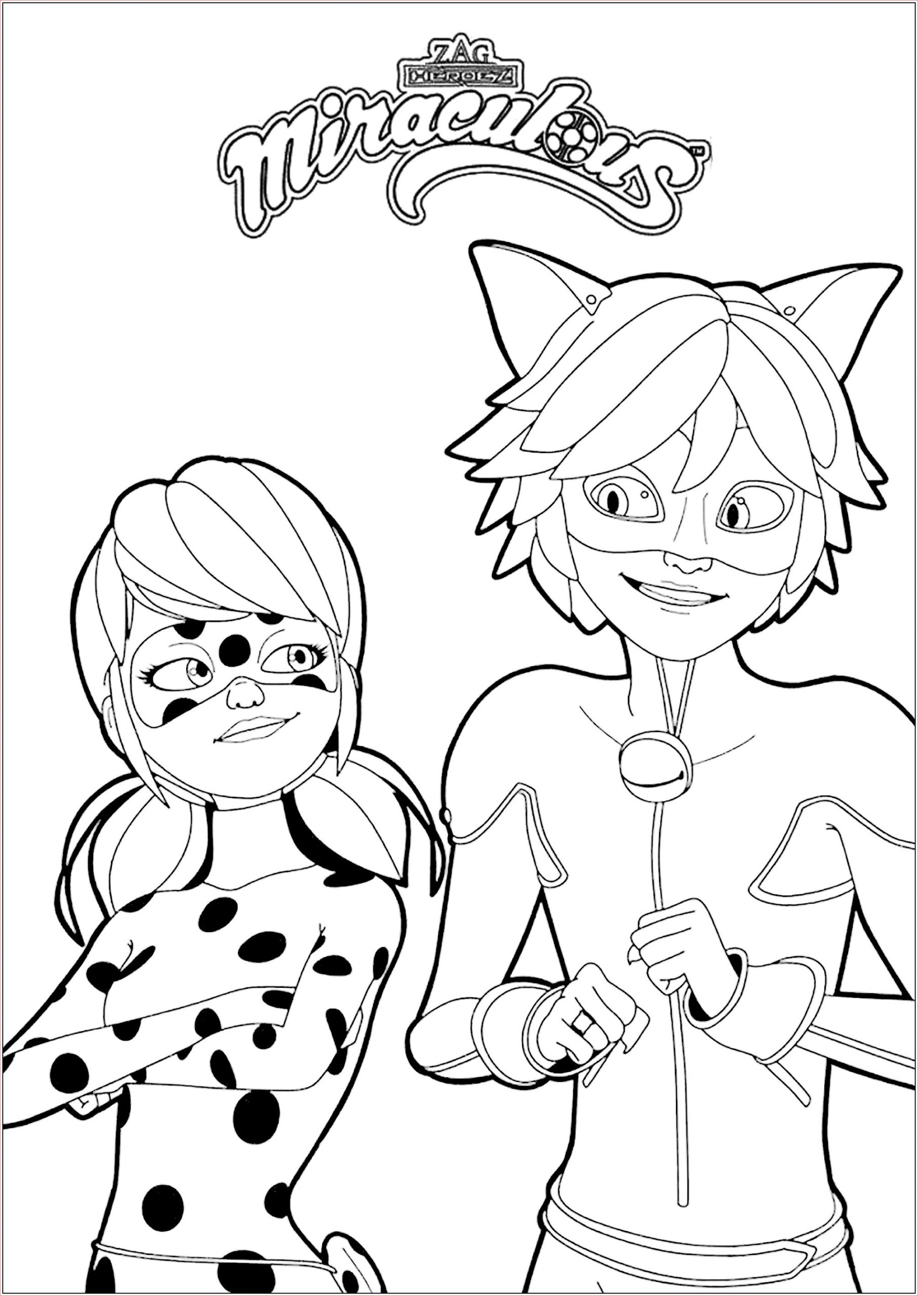 24 coloriage miraculous png