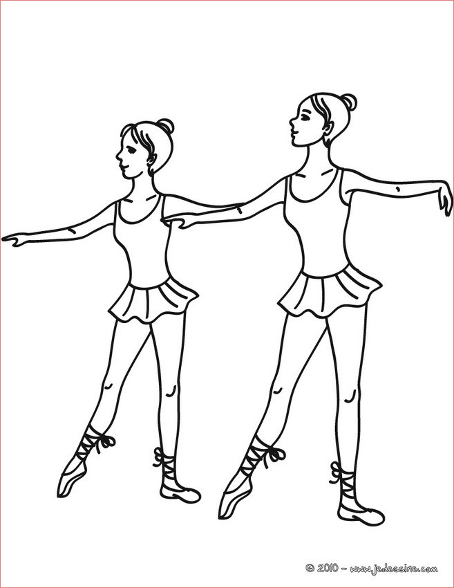 coloriage danseuses de ballet