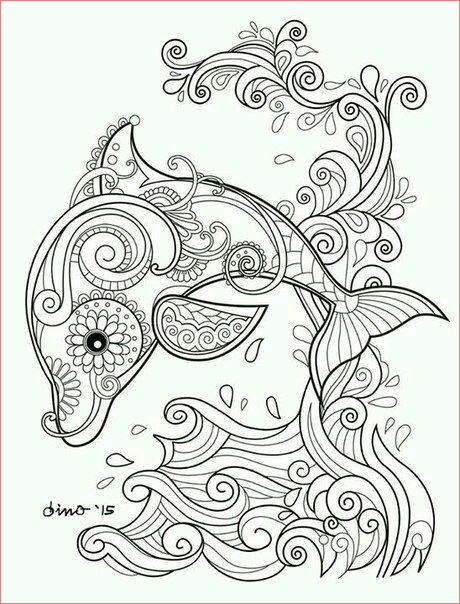 coloriage de dauphin mandala epingle par anne marie brisson sur mandalas