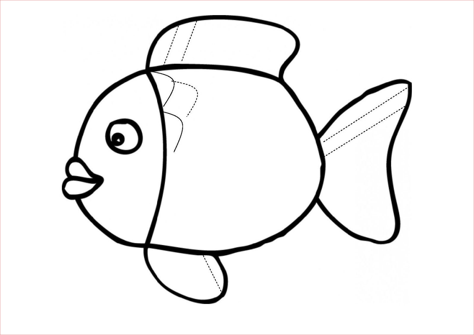 coloriage poisson ms maternelle