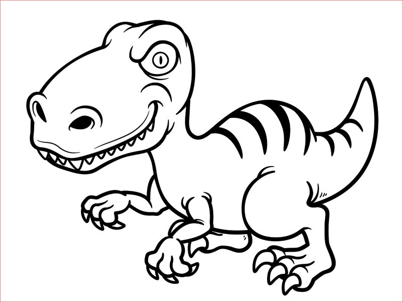 coloriage le dinosaure t rex