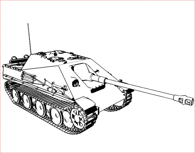 dessin d un tank