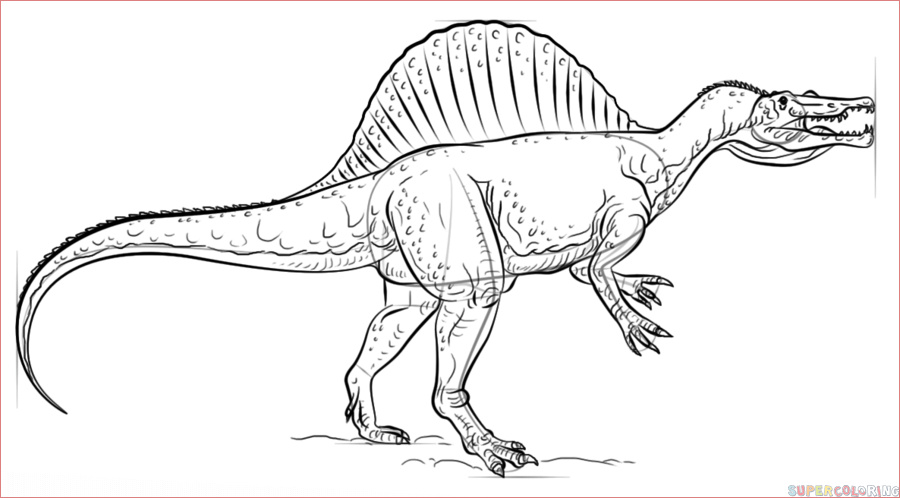 kleurplaat indoraptor