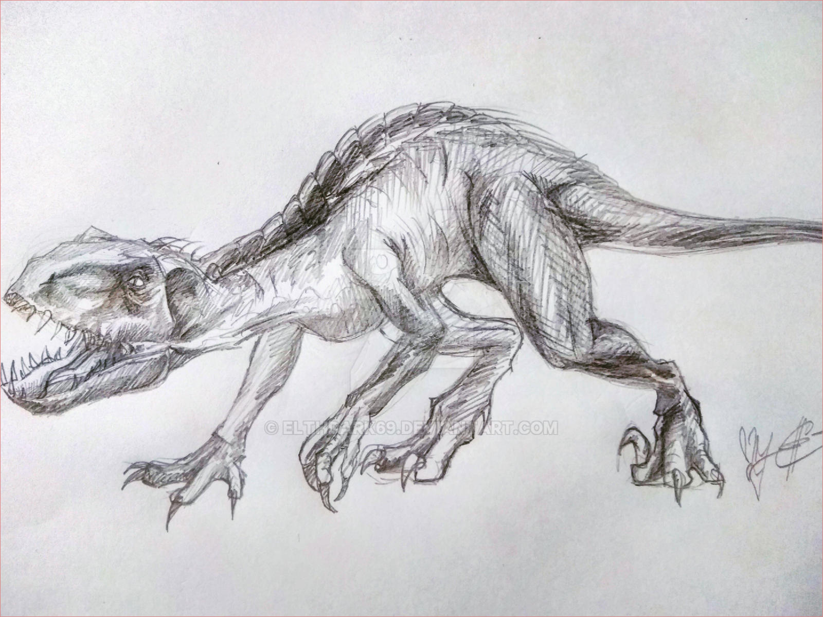 jurassic world ausmalbilder indoraptor