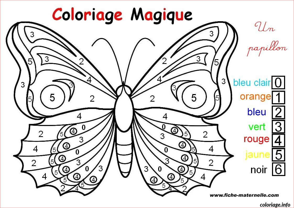 magique un papillon facile coloriage dessin 9852