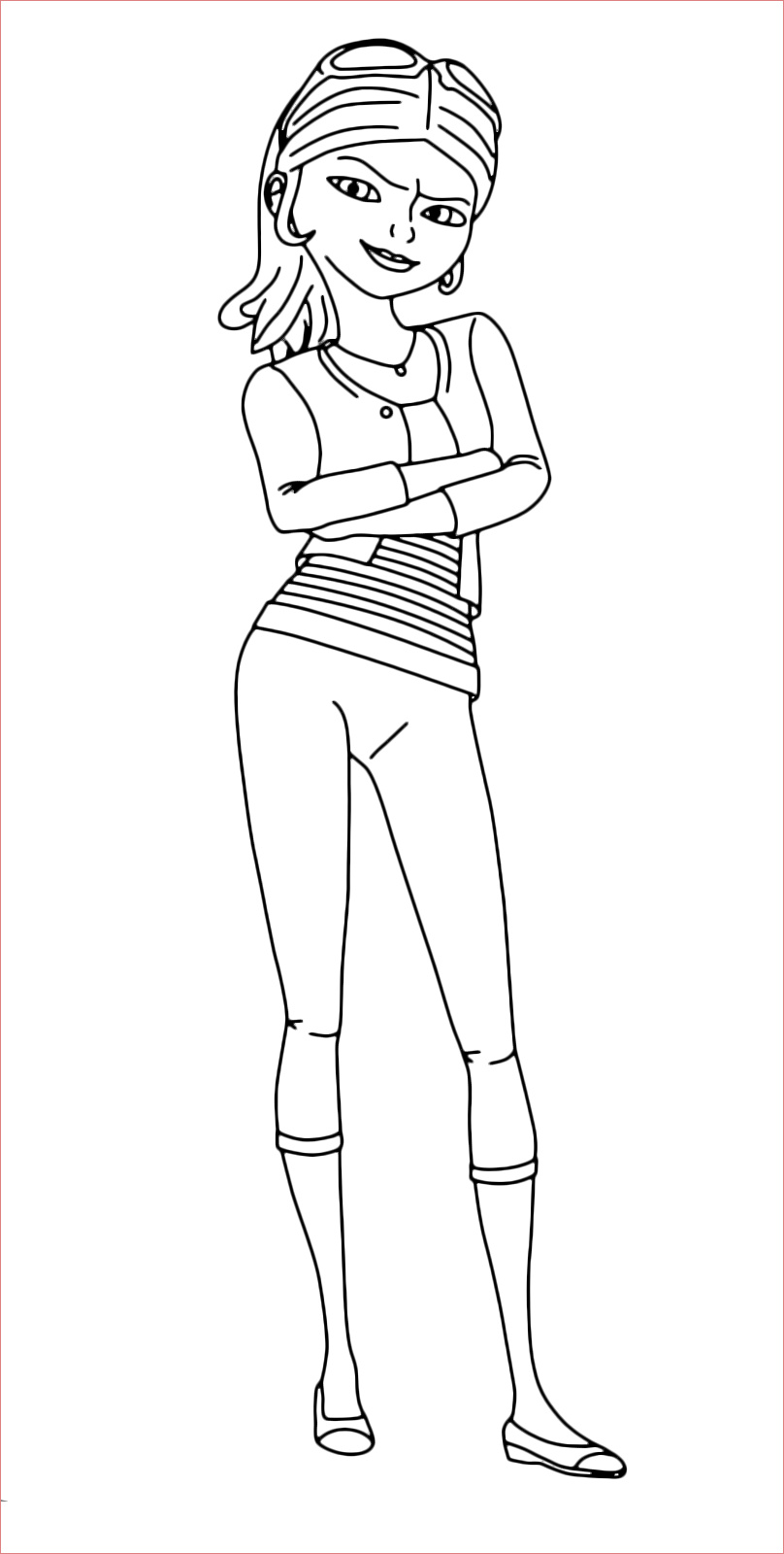 marinette miraculous coloring pages