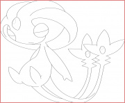 pokemon legendaire necrozma coloriage dessin