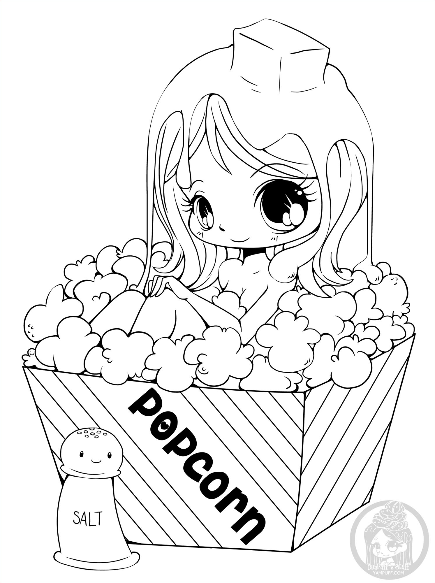 image=kawaii coloriage fille popcorn yampuff 1